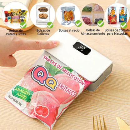 SaveSnack™ Sellador de Bolsas Magnético